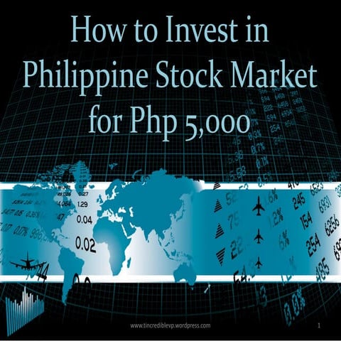 How to invest in philippine stock market for php 5,000 | PDF