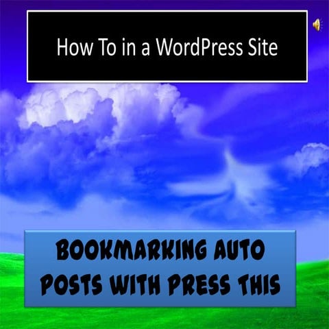 Wordpress Tutorial Learn Bookmarking