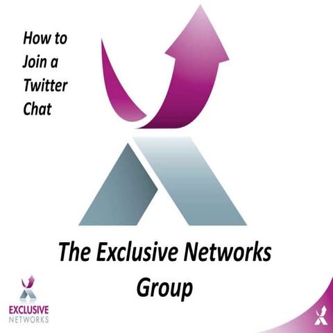 How to join a Twitter Chat from Exclusive Networks Group