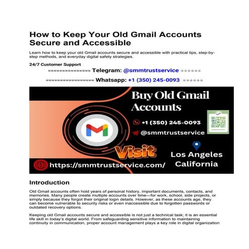 How to Keep Your Old Gmail Accounts Secure and Accessible.docx