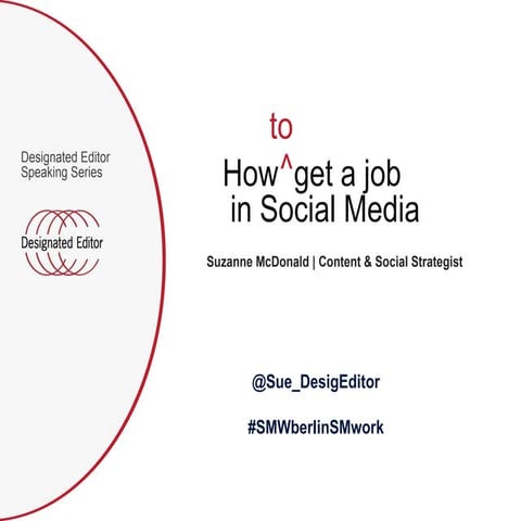 How to land a job in social media