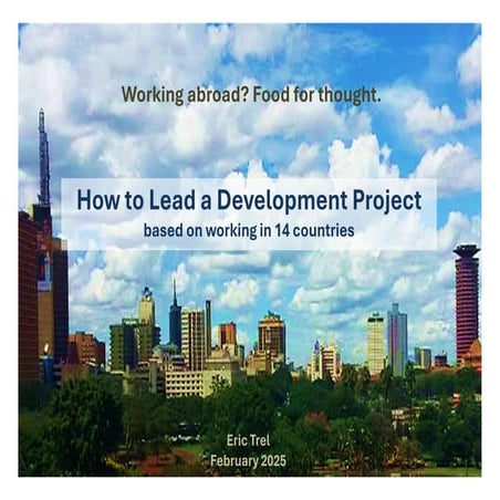 How to Lead a Development Project (Eric Trel 2025) | PDF