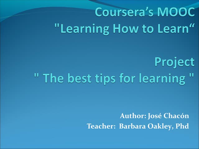 The best tips to learn