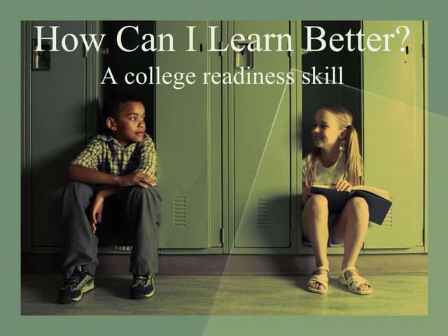 How to Learn Better