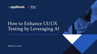 How to Leverage AI to Enhance UI Testing