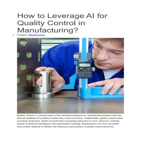 How to Leverage AI for Quality Control in Manufacturing.pdf