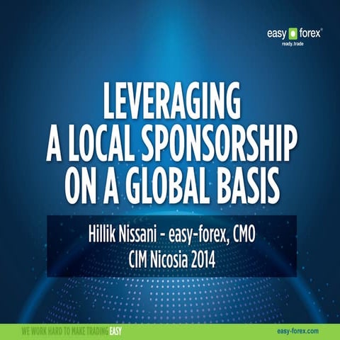 How to leverage a sponsorship CIM annual 2014 event