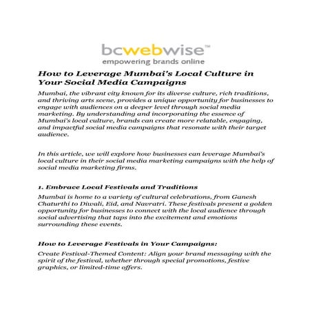 How to Leverage Mumbai's Local Culture in Your Social Media Campaigns.pdf