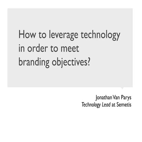 Google-Semetis Display Event - How to leverage technology in order to meet ad...