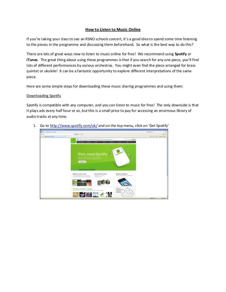 spotify play music online