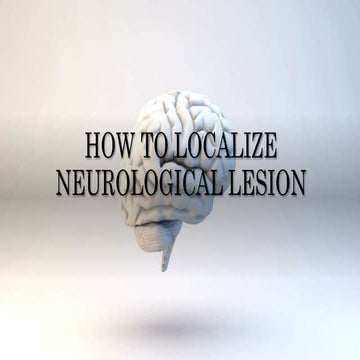 How to localize neurological lesion