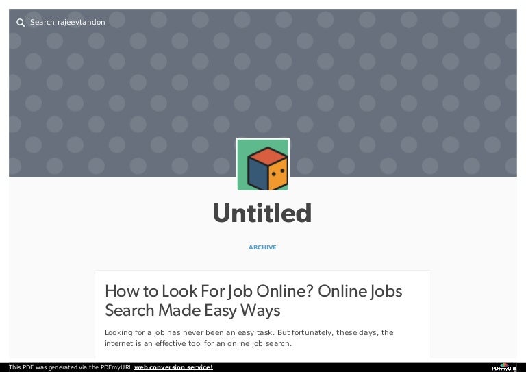 easy online job