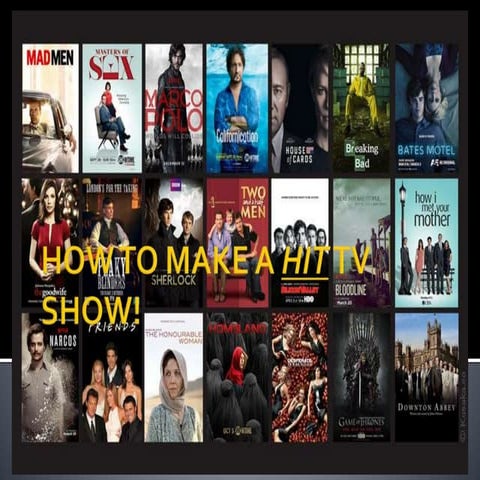 How to make a hit tv show!