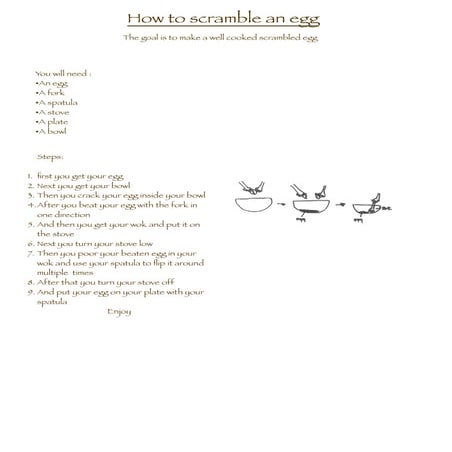 How to make an egg | PAGES