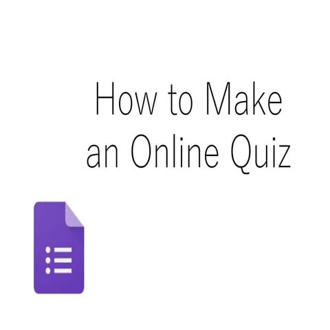 How to make an online quiz