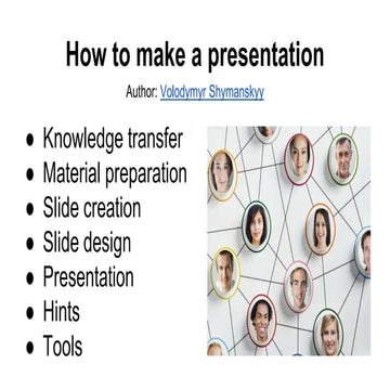 How to make a presentation | PPT