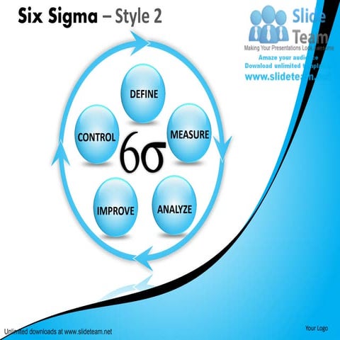 How to make arrows six sigma 2 power point slides and ppt diagram templates a...