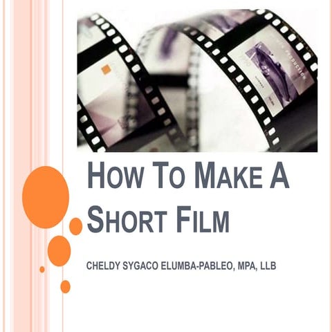 How to make a short film