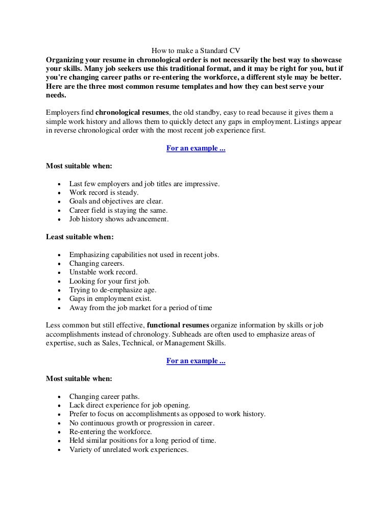 best way to make resumes