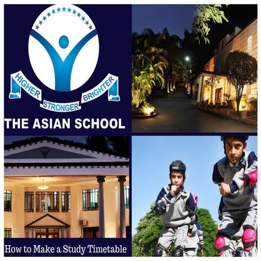 How to make a study timetable