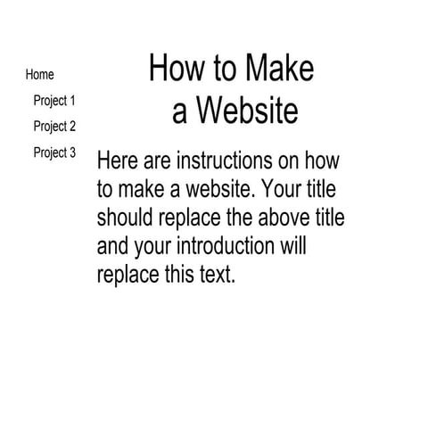 How To Make A Website
