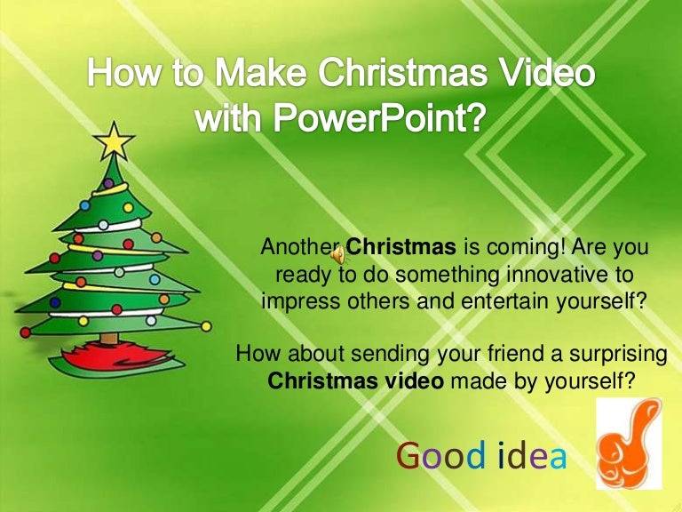How To Make Christmas Video with PowerPoint