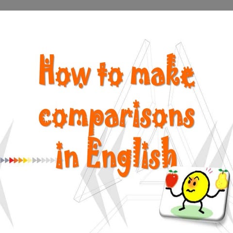 How to make comparisons in english b1
