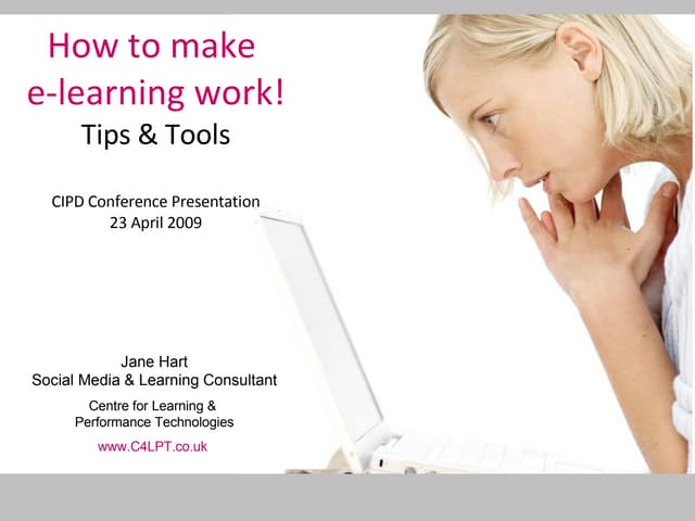 How To Make E Learning Work