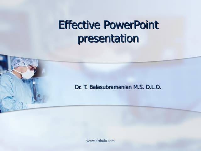 How to make efficient powerpoint slides