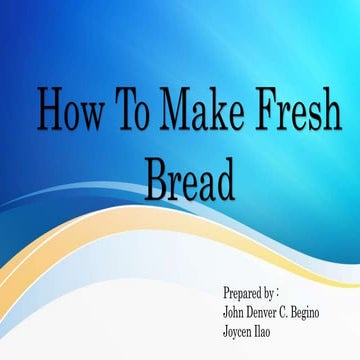 Yeast breads ppt | PPT
