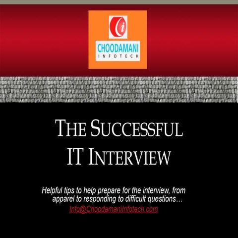 How to make IT interview successful