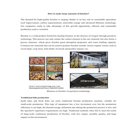 How to make biochar from agricultural waste？.pdf