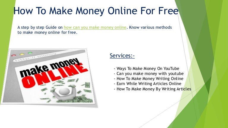 How to make money online from a website