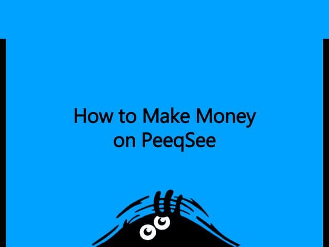 How to make money on Facebook & Twitter using PeeqSee