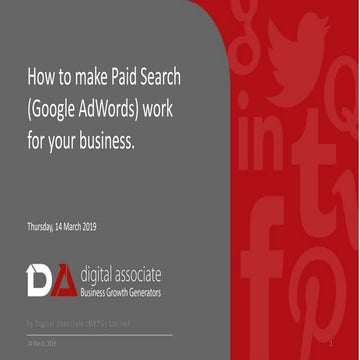 How to make paid search (google ad words) work for your business