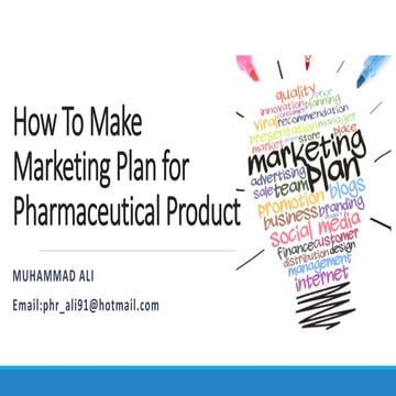 How to Make Pharmaceutical Marketing Plan