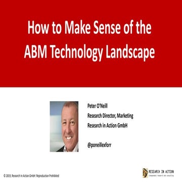 How to make sense of the abm technology landscape
