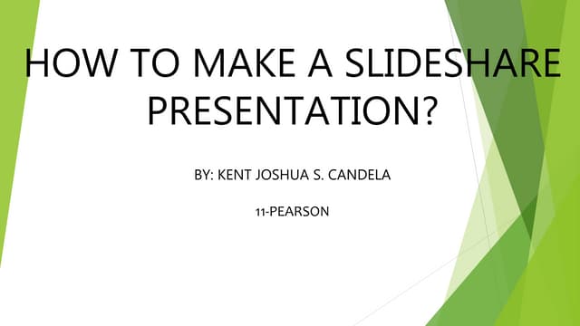 How to make slideshare presentation