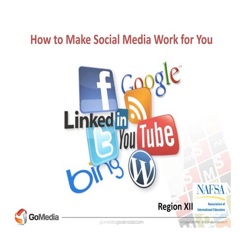 How to make social media work for you