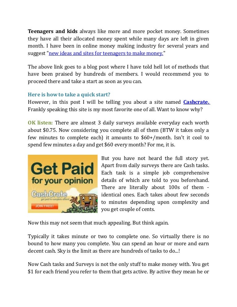 How to make some pocket money online