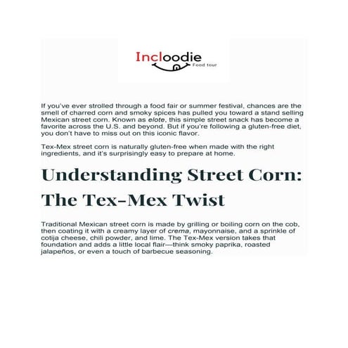 Celiac-Safe Tex-Mex Street Corn Recipe & Tips