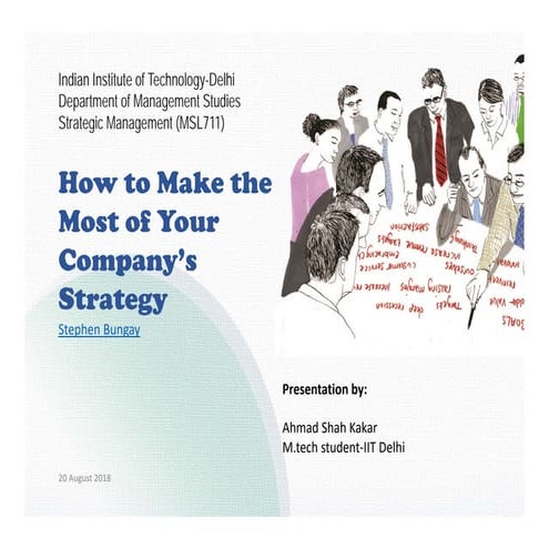 How to make the most of your company's strategy
