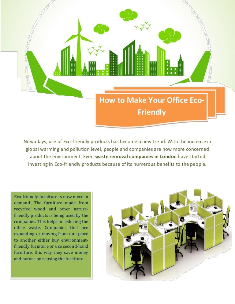 How To Make Your Office EcoFriendly