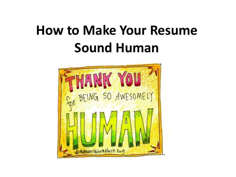 make your resumes