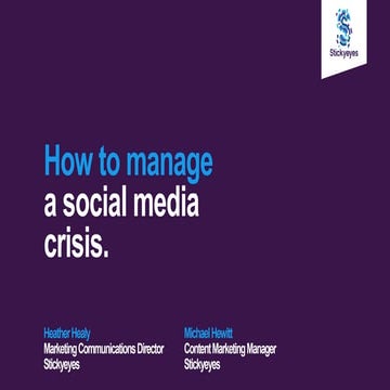 How to Manage a Social Media Crisis
