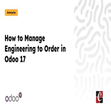 How to Manage Engineering to Order in Odoo 17