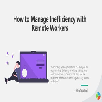 How to Manage Inefficiency in Remote Work | SoGoSurvey