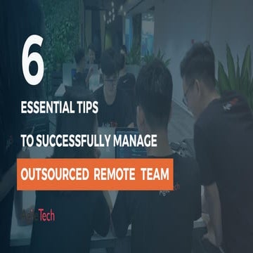 How to successfully manage remote team (dedicated team)? | PDF