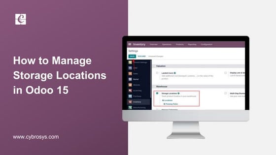 How to Setup Warehouse & Location in Odoo 17 Inventory | PPT