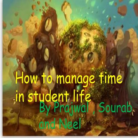 How to manage time in student life   copy